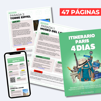 Itinerario 4 días en París